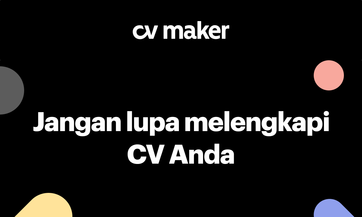 Finish CV Reminder (1st) - ID -24032023